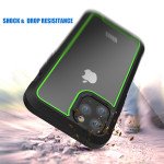 Wholesale iPhone 11 Pro (5.8in) Clear Dual Defense Case (Green)